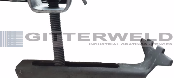 Clemă standard completă pentru fixarea grătarelor metalice